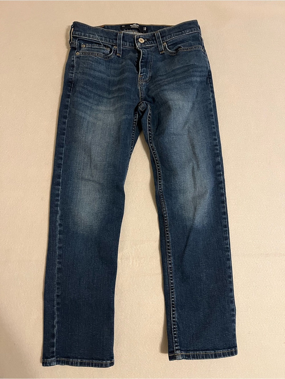 Hollister Medium Wash Straight Jeans